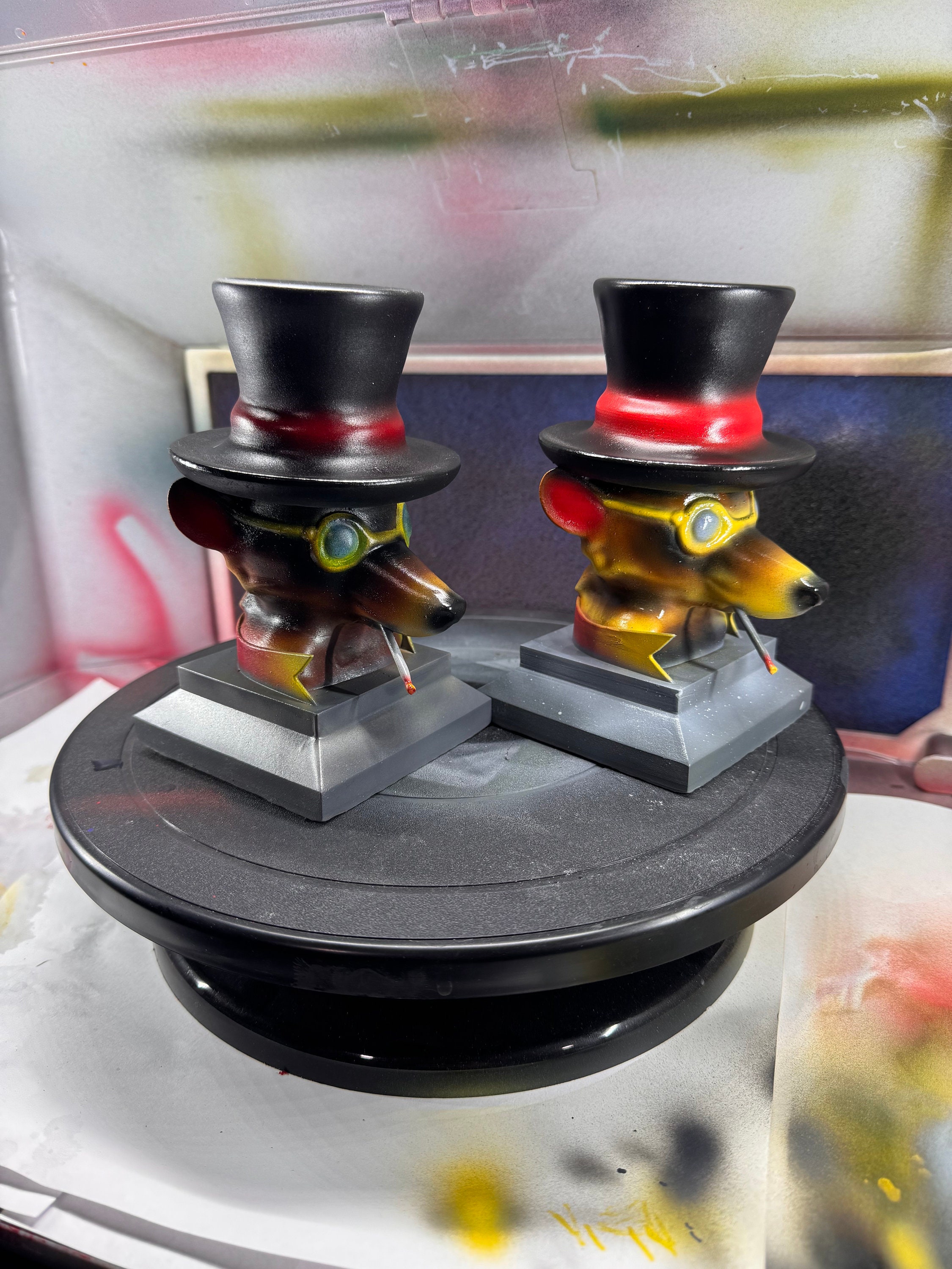 Columbus Rat Tattoo Statue - Etsy