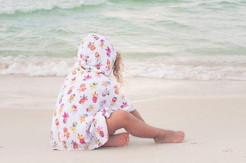 pool towel Summer Poncho Hooded Towel Beach cover up pool poncho Beach towel carseat poncho Summer Car Seat Poncho Summer Cover Up