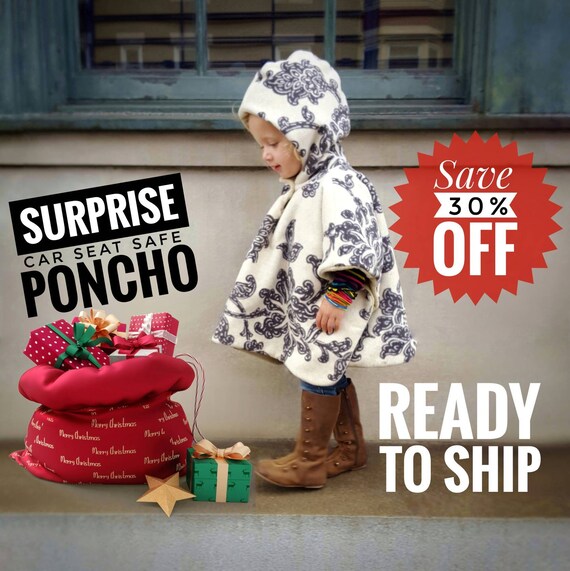etsy carseat poncho