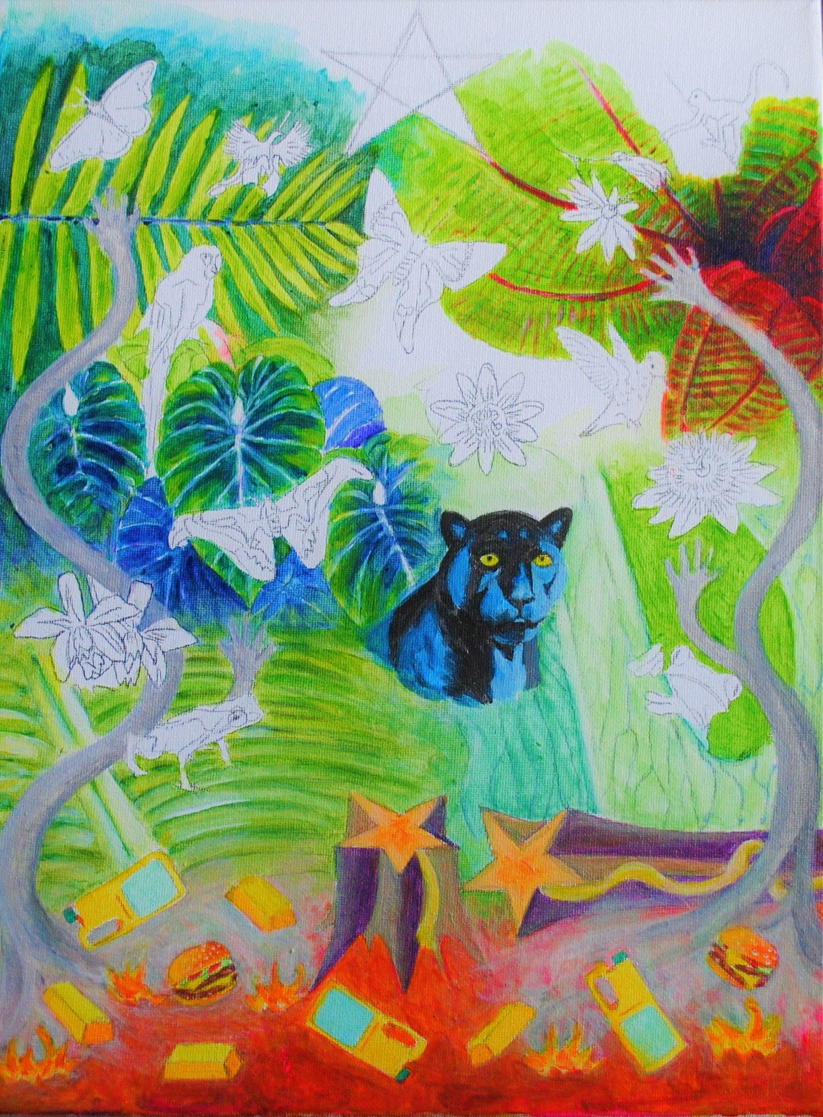 Nuevo Tarjeta Amazonia 175 cm x 125 cm en blanco en el Etsy