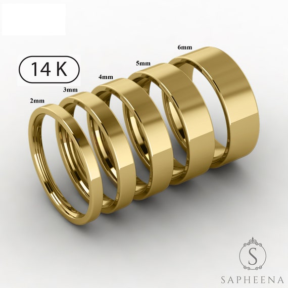 Gold band etsy deals