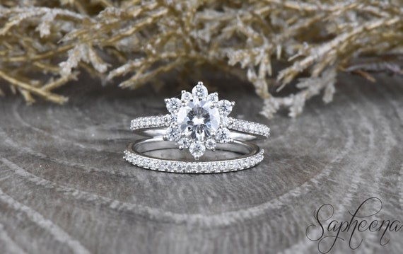 Forever one moissanite shop wedding sets