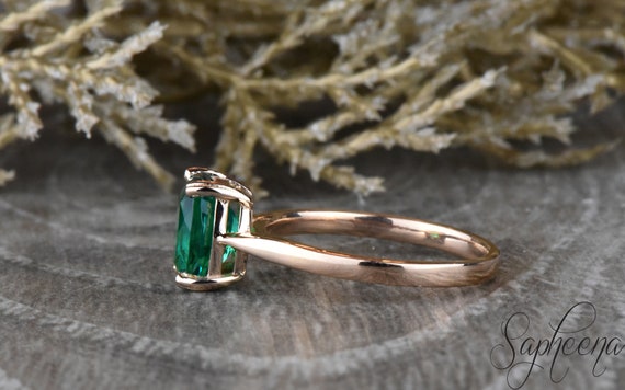Emerald cushion shop cut diamond