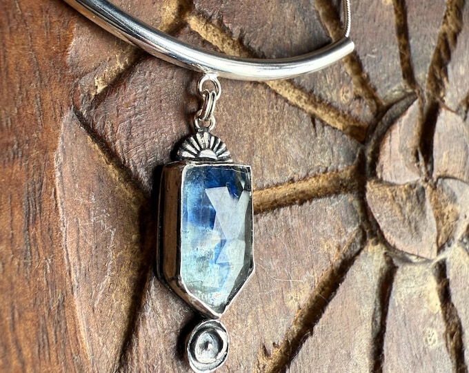 Kyanite and Recycled Silver Necklace