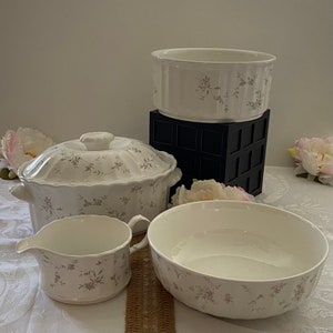 Vintage Mikasa Serving bowls/Gravy boat/Replacement/Wedding