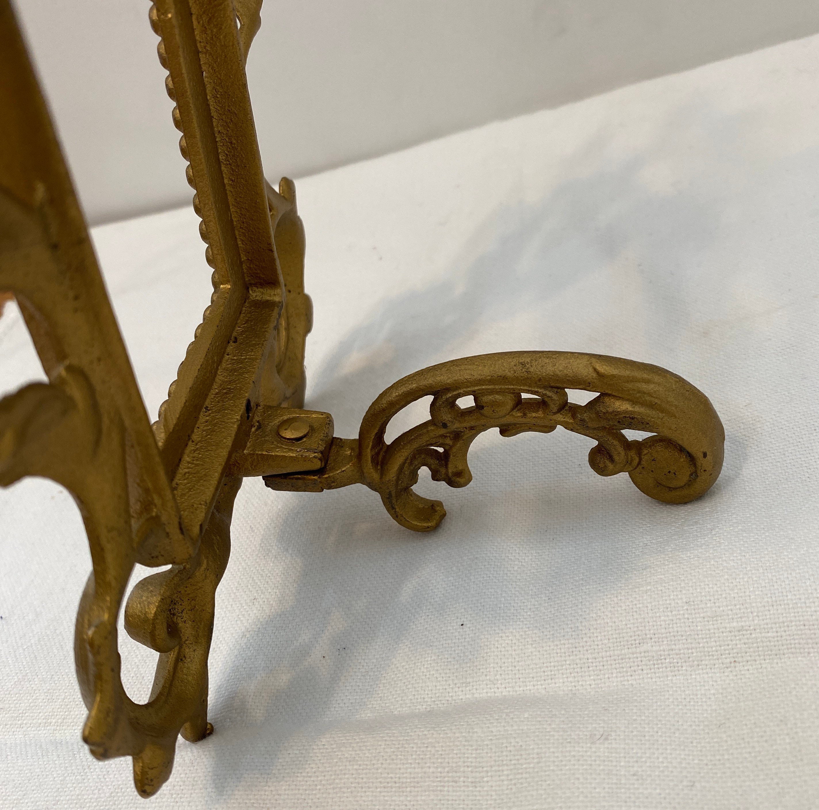 Vintage Victorian Gold Gilt Cast Iron Ornate Frame/ JM 54 - Etsy