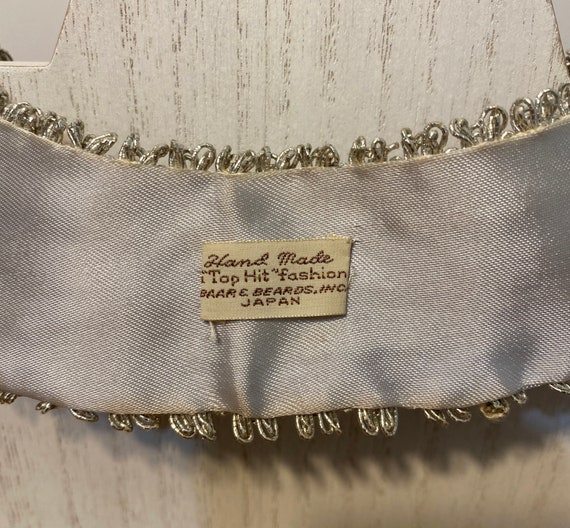 Vintage 1950’s Faux Pearl Accent Collar/Detachabl… - image 4