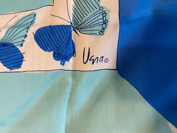 Vintage Vera Neumann Scarf/1980’s/Butterfly Motif - image 2