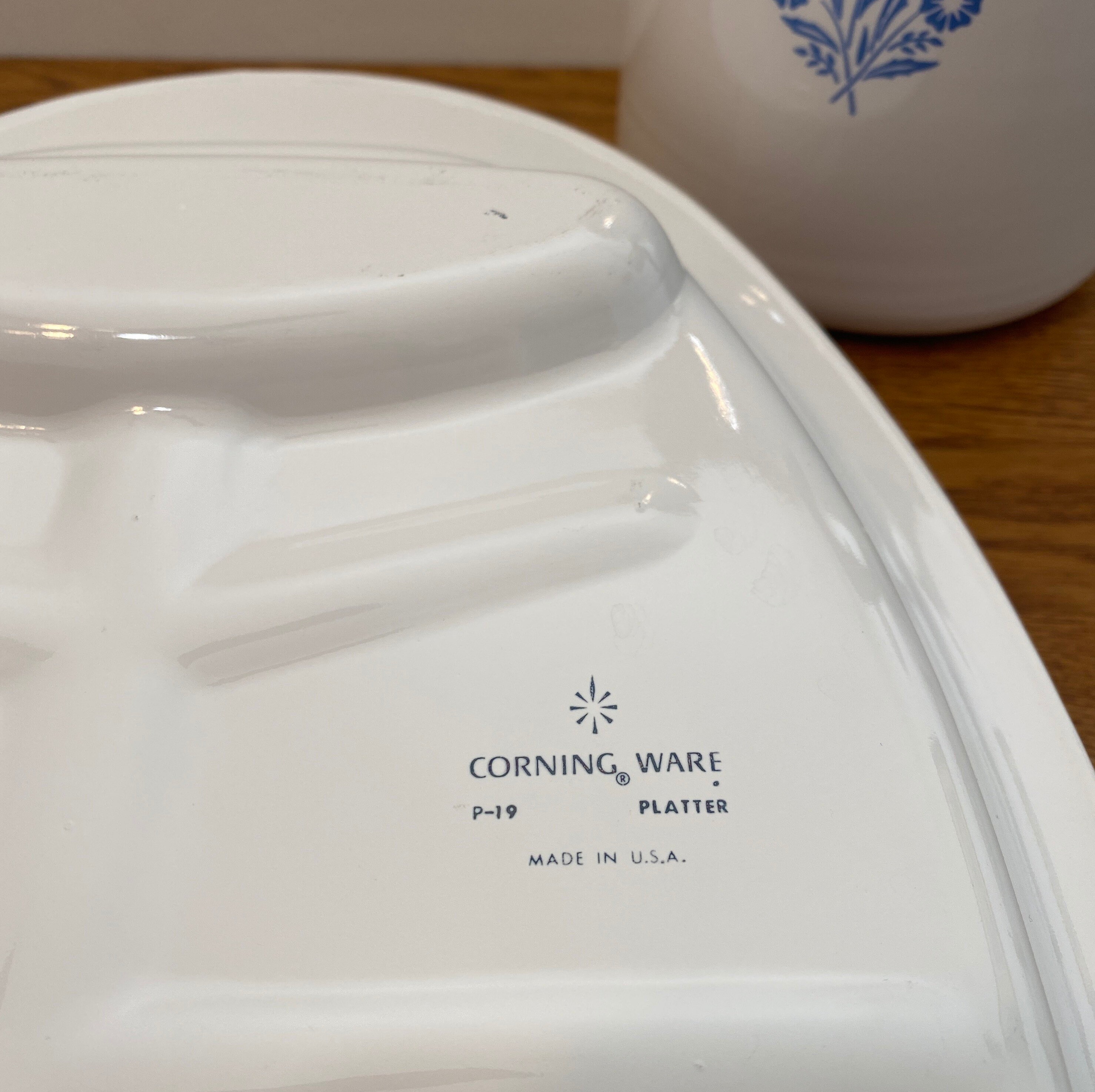 Vintage Corning Ware Platter/ Blue Cornflower/ Replacement/ Etsy Sweden