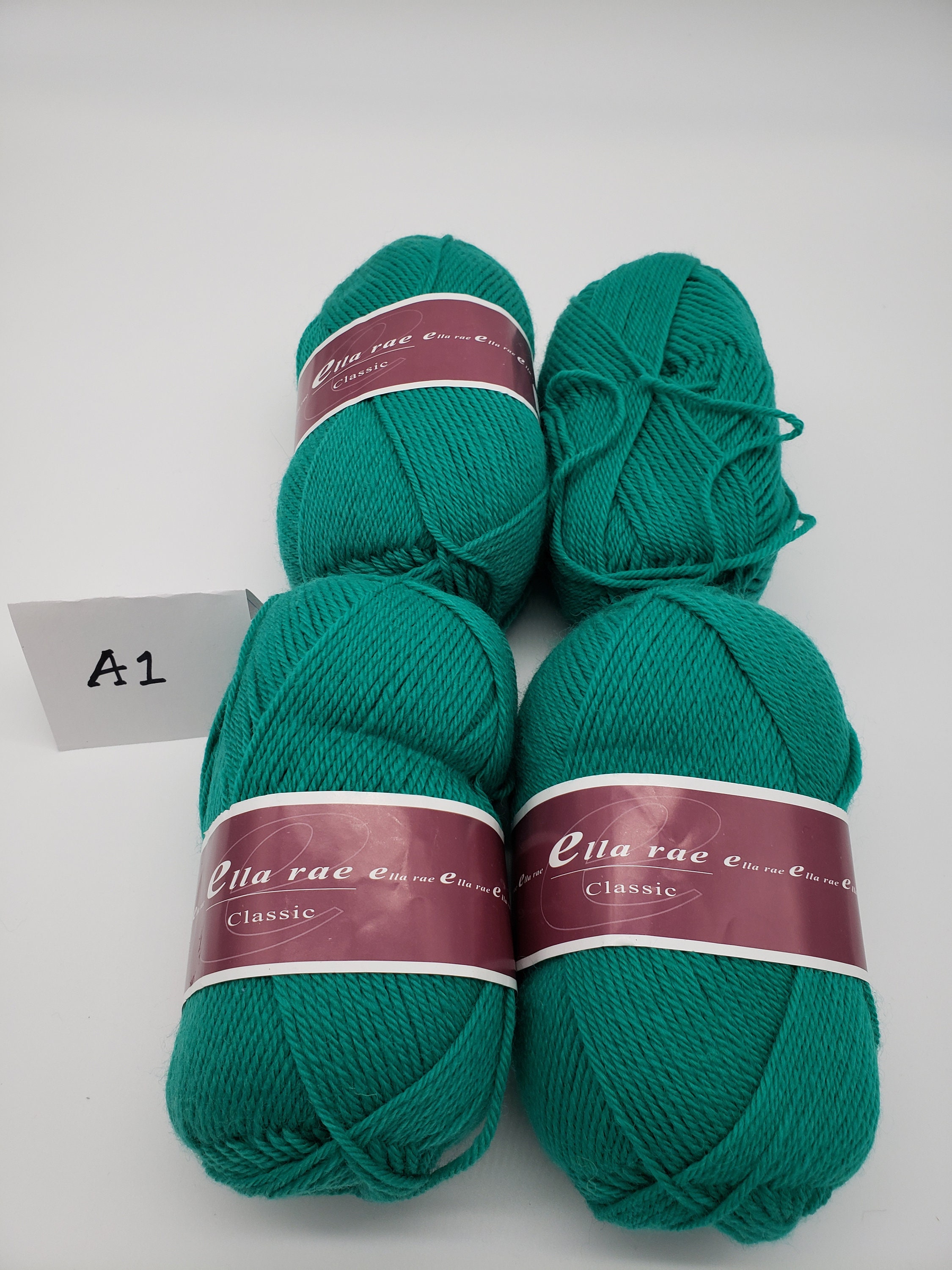 Bundle of 3 1/2 Skeins Ella Rae Classic 100% Wool Yarn | Etsy