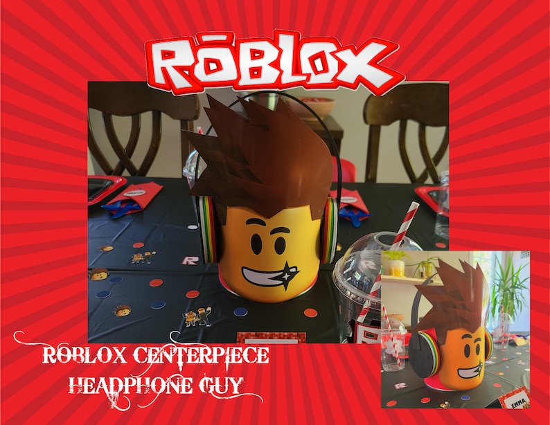 ROBLOX BIRTHDAY CENTERPIECE- Printable Roblox Template Centerpiece- Big ...