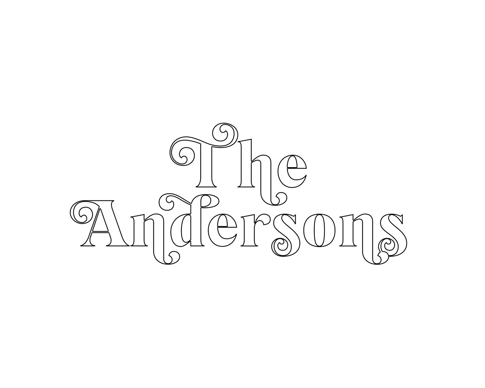 Custom Printable Last Name Black &amp; White Wall Art Prints | Etsy