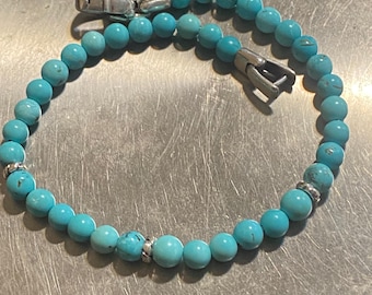 David Yurman Bijoux Spiritual Beads Bracelet w/ Turquoise