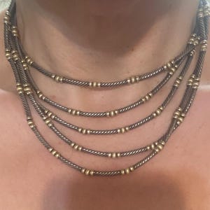 David YURMAN-kabelketting met meerdere schakels