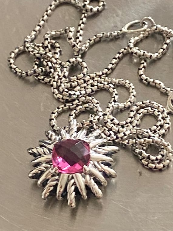 Previously Used David Yurman Starburst Pendant TOURMALINE