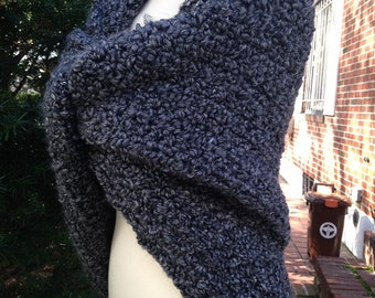 Outlander Shawl, Outlander Fan Gift, Triangle Shawl, Gift for Mom girlfriend , Made to order , Outlander TV show Shawl, Extra LARGE