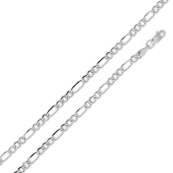 Figaro Chain 4mm 925 Sterling 