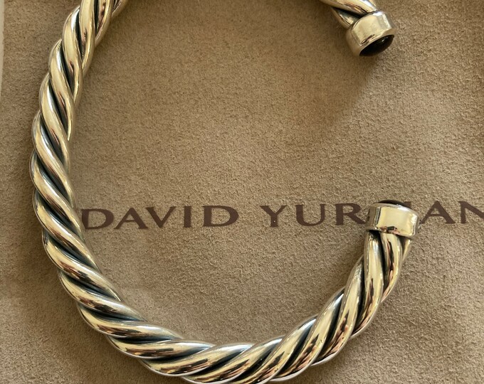 Pre Owned David Yurman Men Cuff BRACELET ONYX Etsy
