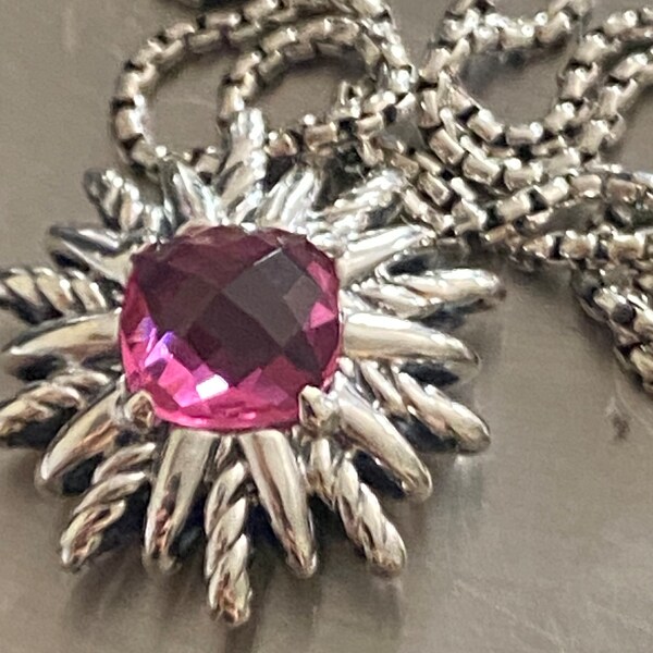 Previously Used David Yurman Starburst Pendant TOURMALINE