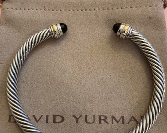 Previously used David Yurman Onyx Cuff 5mm LARGE