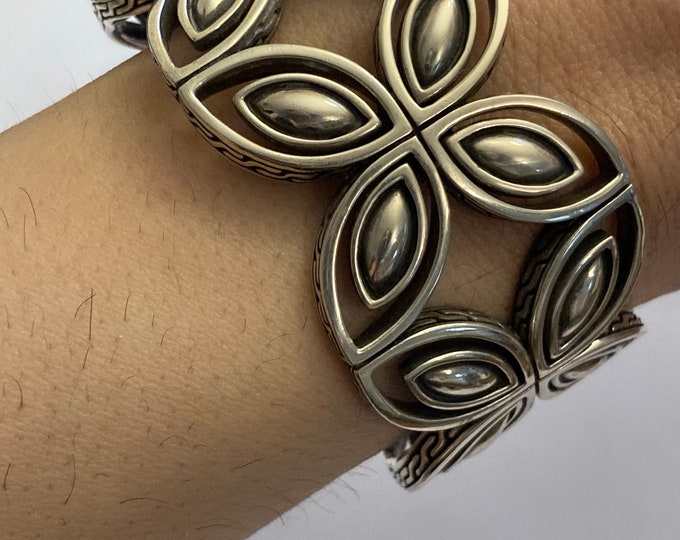 Previously Used John Hardy Kawung Flower Cuff Bracelet, John Hardy Bracelet, John Hardy Jewelry