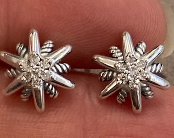 Previously Used David Yurman Petite Starburst Earrings