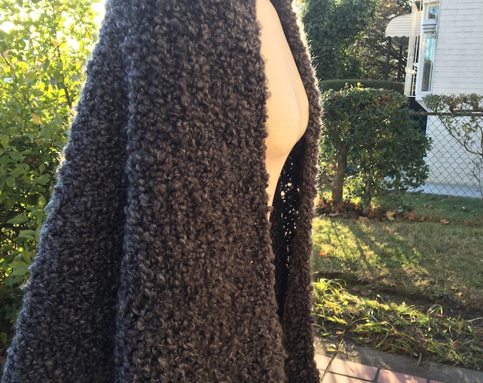 Outlander Knitted Shawl, OVERSIZED Wrap, Triangle Chunky Shawl, , Outlander Gift,  Gift for her , made to order gifts, clearance