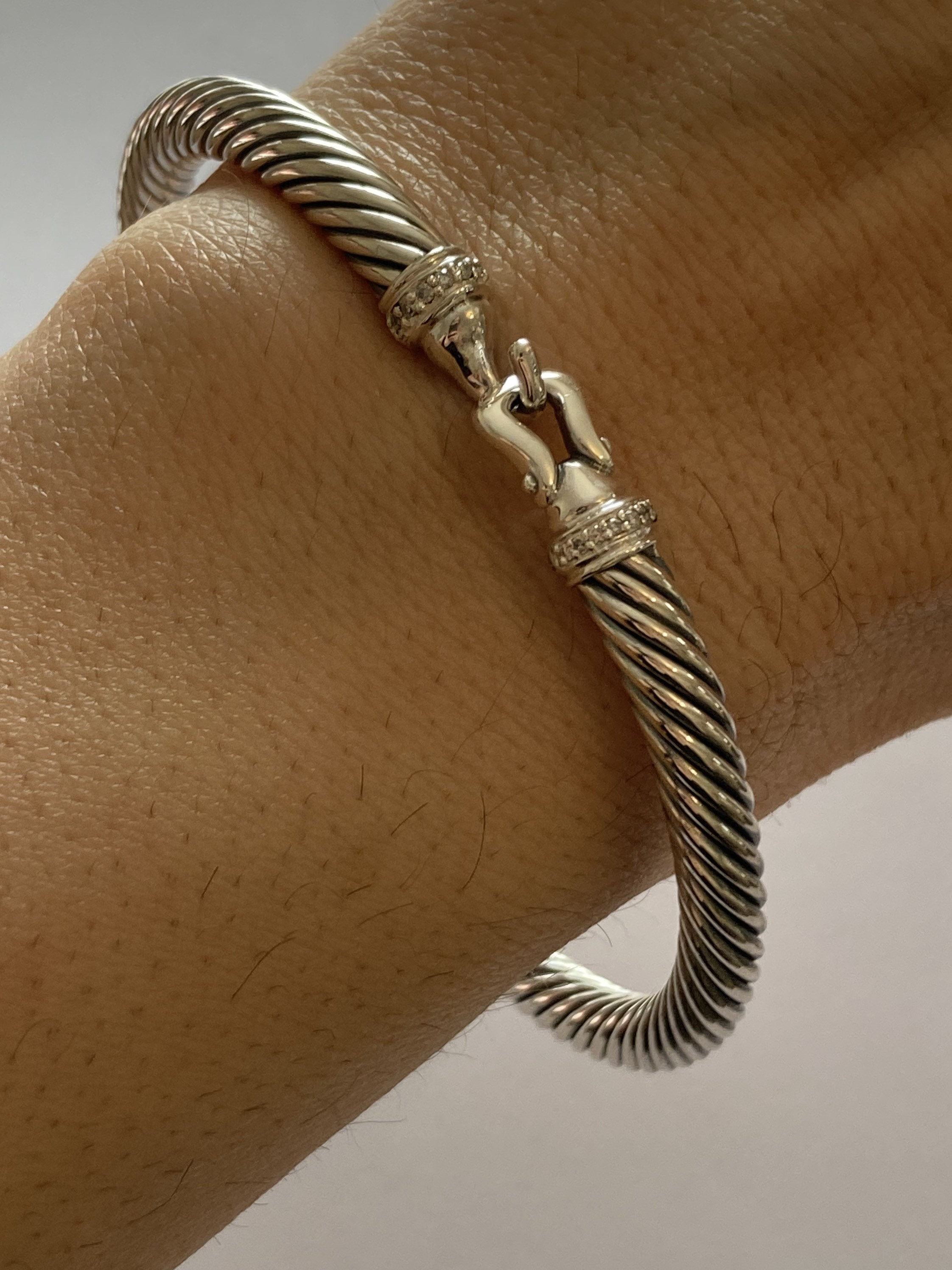 David yurman buckle sale ring with diamonds