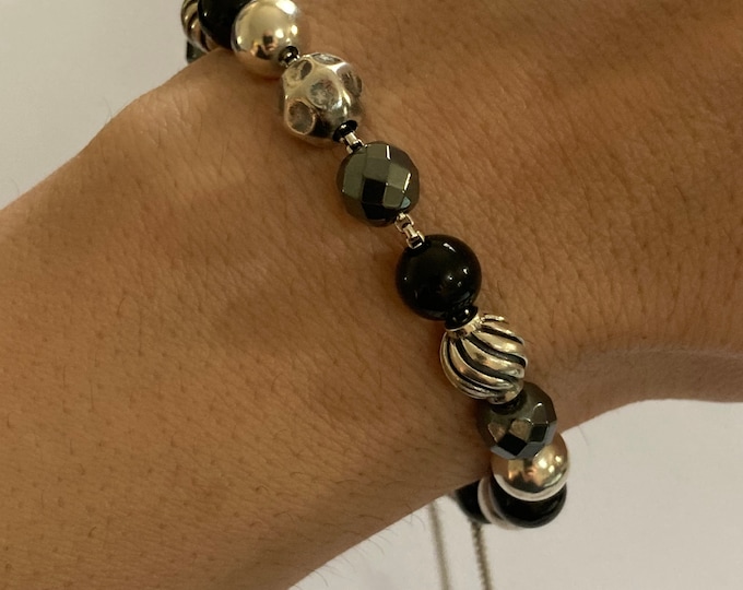 David Yurman  Beaded Bracelet Element 8mm 925 Sterling Silver