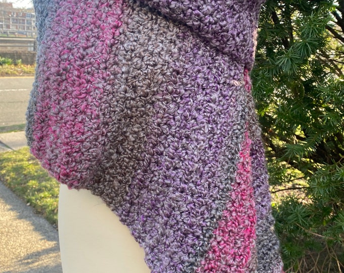 SHIPTS TODAY outlander Shawl, Oversized Shawl, made to order , rectangular shawl wrap , knitted wrap shawl, Gift for her ,