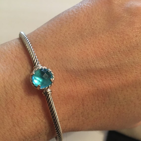 David Yurman Women S Chatelaine Bracelet With Amethyst 3mm For Sale Online Ebay