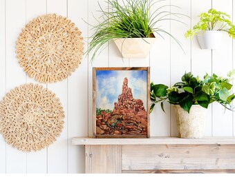 Big Thunder Mountain 8x10 or 11x14 Watercolor Print