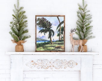 Ka'anapali Beach Day Watercolor Painting
