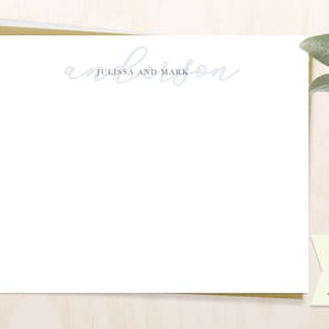 Personalized Monogram Notecard Set: Chic Stationery, Thank You Cards