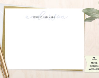 Personalized Monogram Notecard Set: Chic Stationery, Thank You Cards