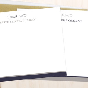 Personalized Notecard Set: Chic Stationery, Modern Thank You Cards