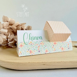 SEGNAPOSTO con SCATOLINA - mod. "fiori colorati" - euro 2,50