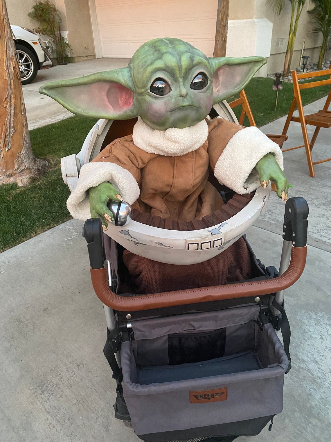 Wearable baby yoda costume Etsy