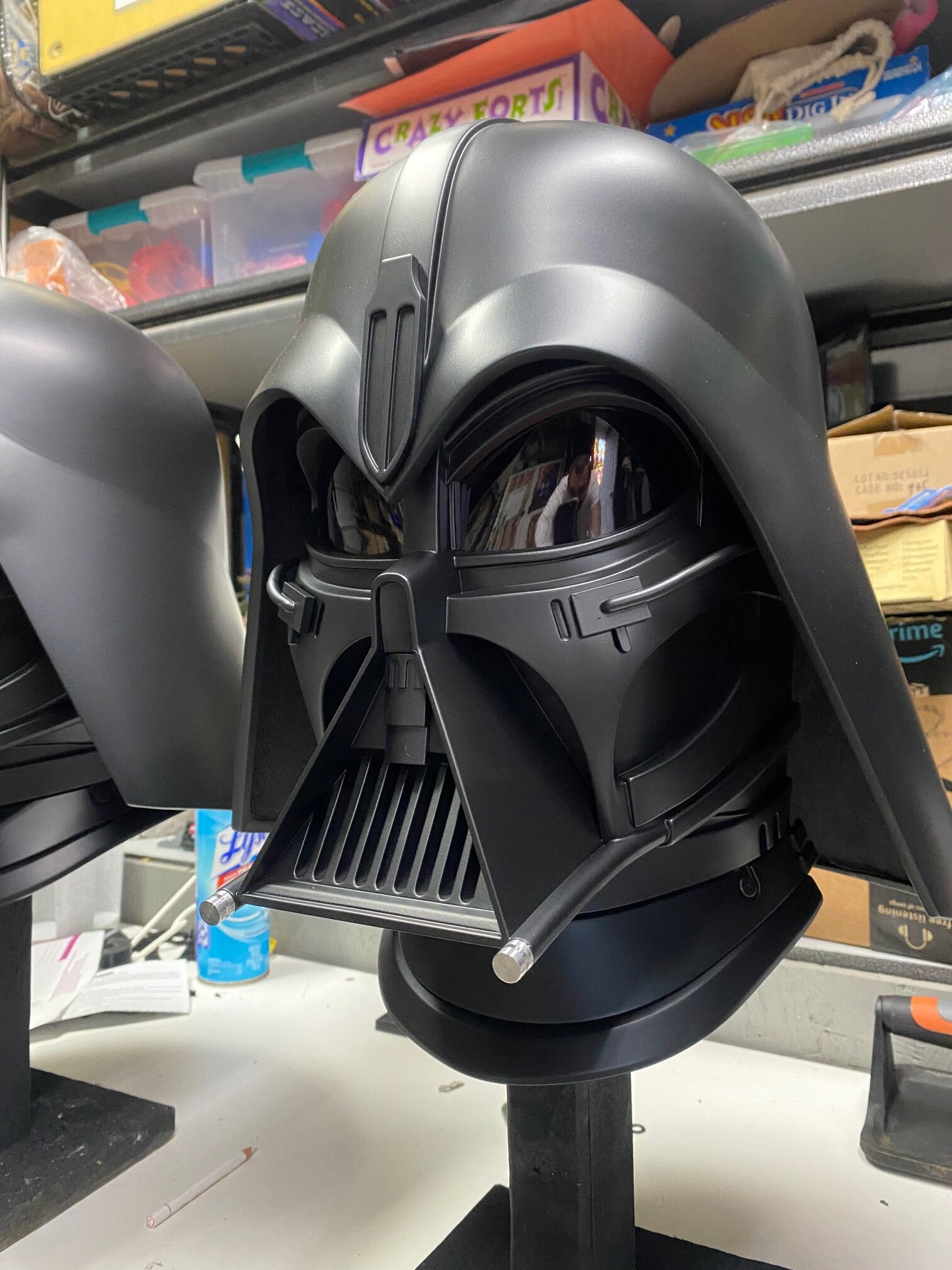 ダースベイダー　ミニチュア・ヘルメット（45%サイズ）ライデル社 ダースベイダー ミニチュア・ヘルメット（45%サイズ）ライデル社