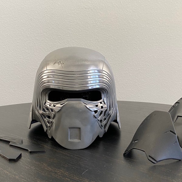 Kylo ren helmet UNFINISHED Kylo Ren v2.5 helmet kit