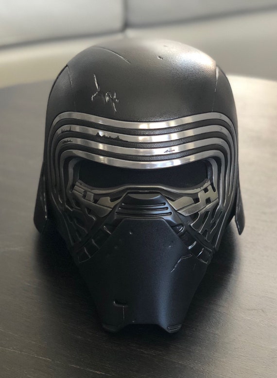 Kylo ren helmet unfinished Kylo Ren v2 helmet kit | Etsy