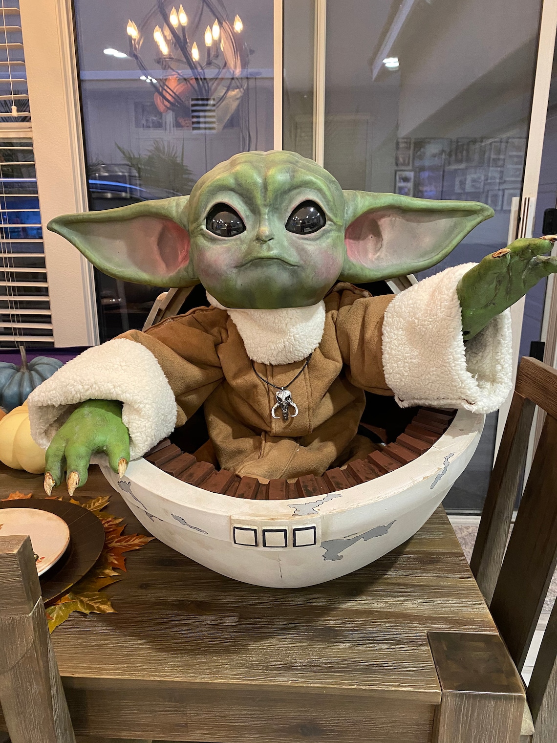 Wearable baby yoda costume Etsy