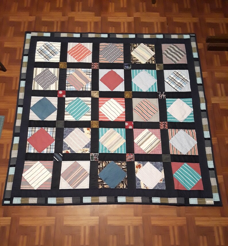 Memory Quilt From Clothes Keepsake Quilt Made From Clothes - Etsy