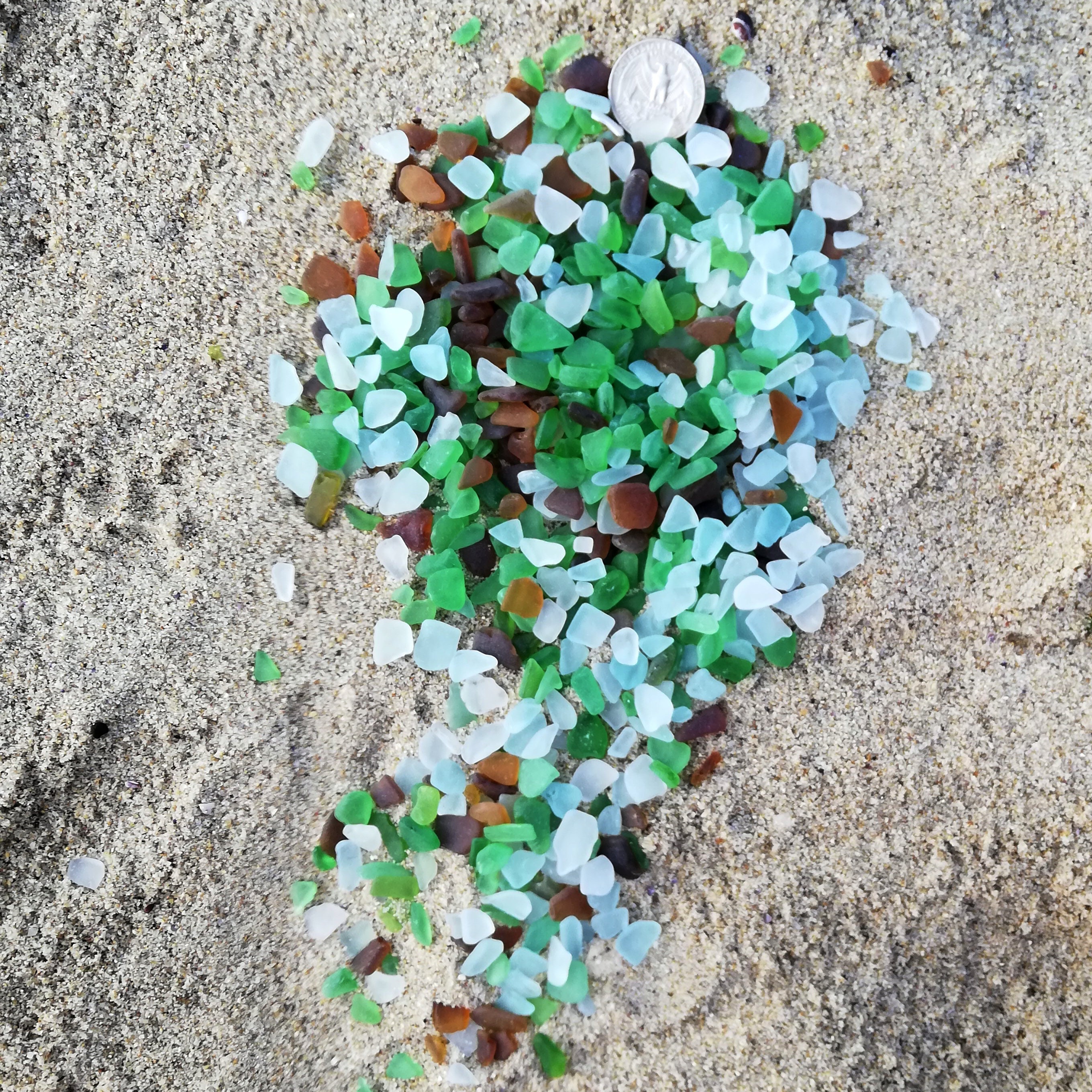 Sea Glass Small 50500 Lot Bulk Real Beach Glass Mosaic Sea Etsy Canada