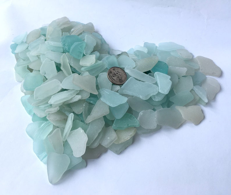 Bulk Craft Sea Glass 50200 Set Real Beach Glass Genuine Sea Etsy