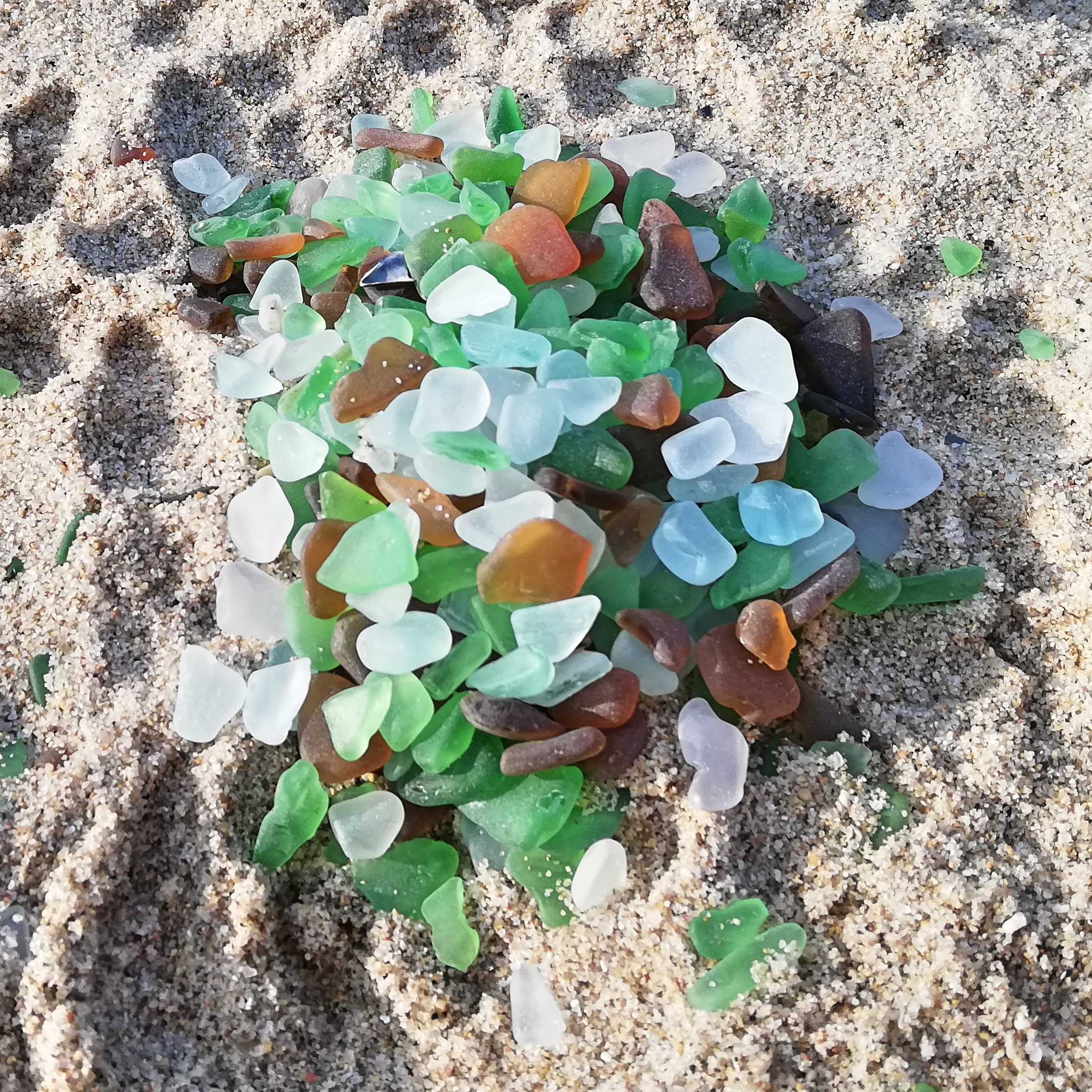 Sea Glass Small 50500 Lot Bulk Real Beach Glass Mosaic Sea Etsy Canada
