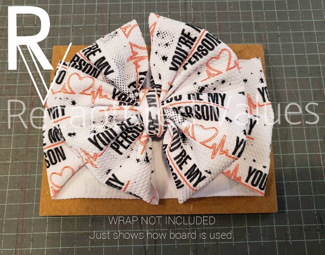 Headwrap Size Guide BOARD Set Headwrap Boards Sanded Smooth Etsy