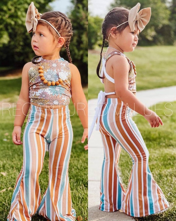 Groovy One Outfit/ Bell Bottom, Leggings Kids Outfit, Bell Bottoms, Groovy  Outfit, Kids Bell Bottom, Kids Groovy Outfit -  Canada