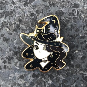 Medea Hard Gold Enamel Pin 1.5 inches