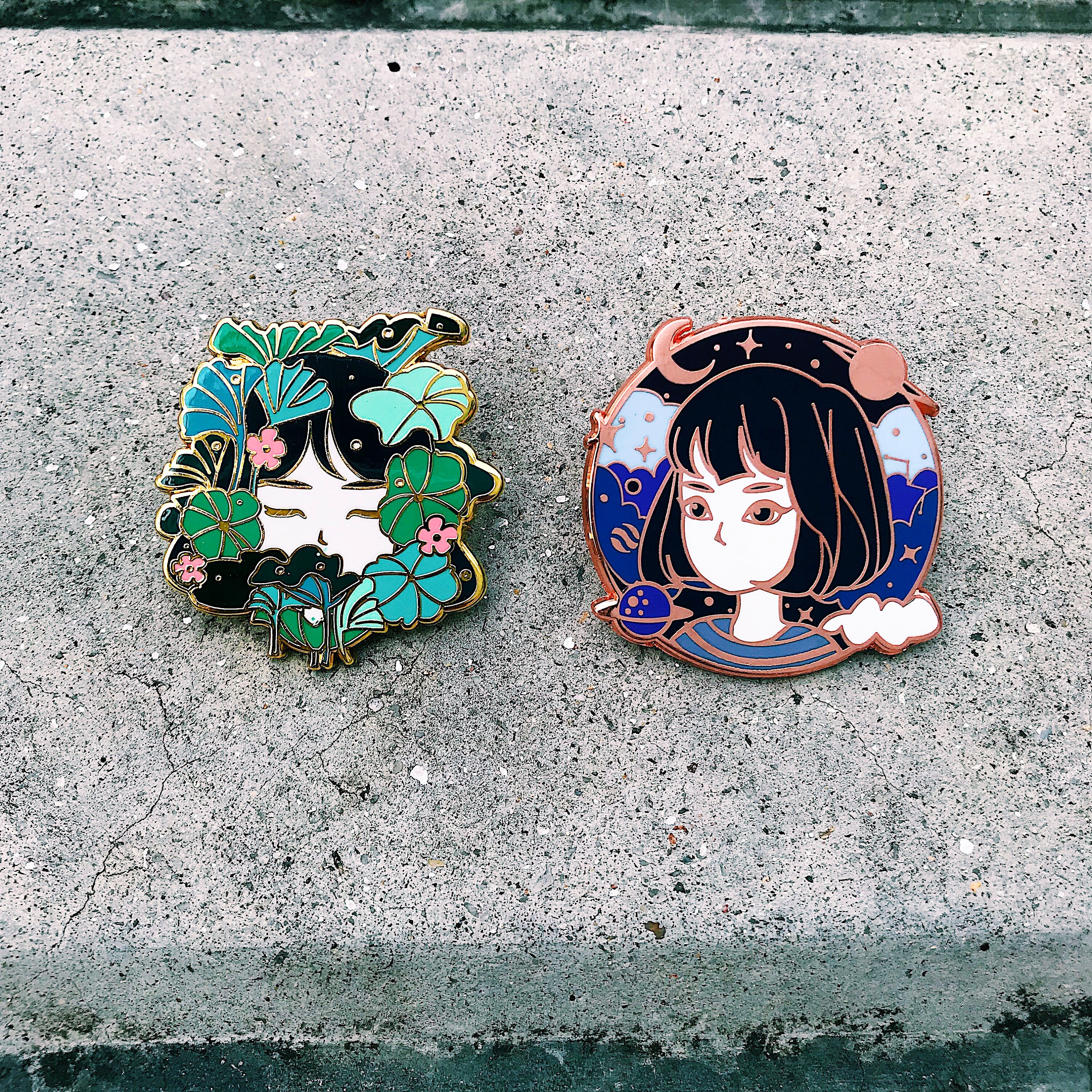 Bianca Hard Gold Enamel Pin 1.5 Inches - Etsy